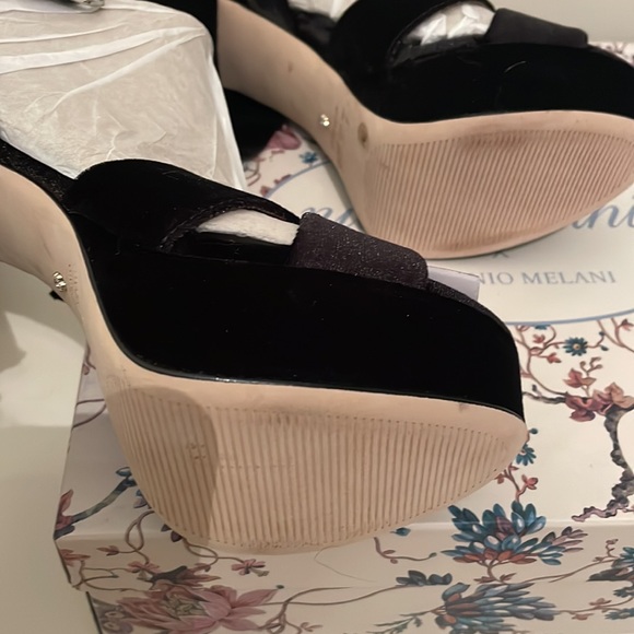 Nicola Bathie x Antonio Melani Velvet Platforms - Picture 4 of 5